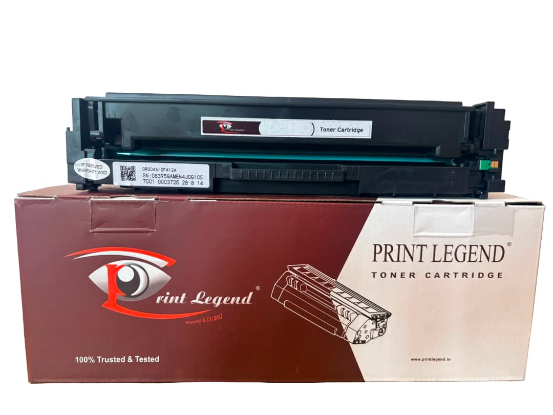 HP Compatible CF412A Toner Cartridge – Yellow – 2300 Pages | Print Legend