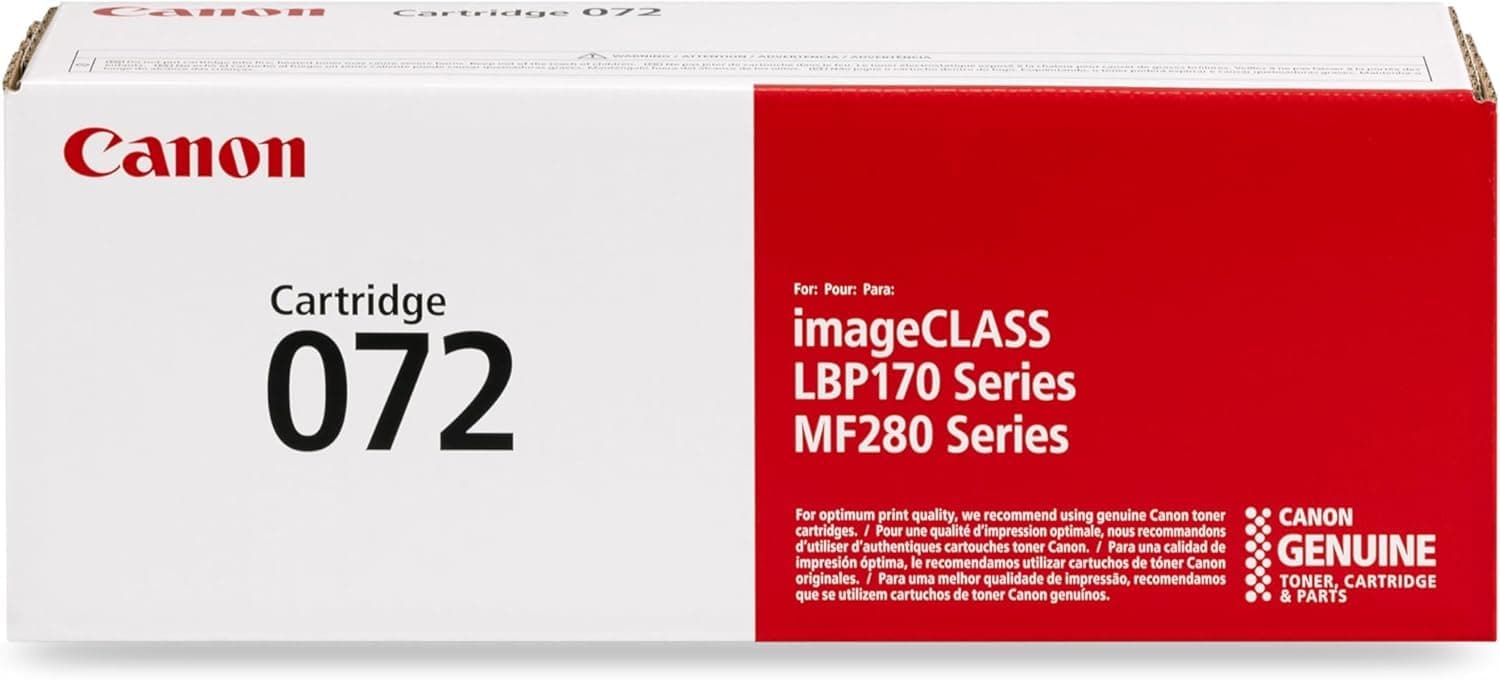 Canon 072 Original Toner Cartridge (CRG072) – Black – 2000 Pages | Print Legend