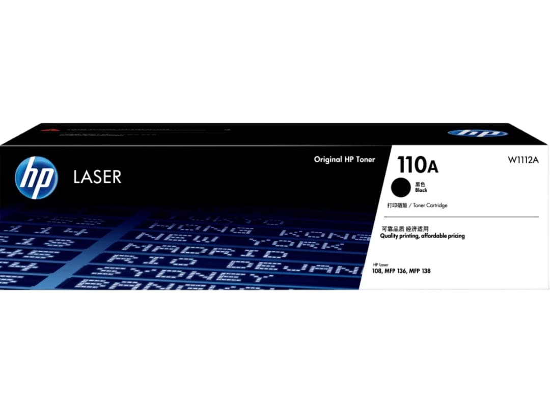 HP 110A Original Toner Cartridge (W1112A) – Black – 1000 Pages | Print Legend