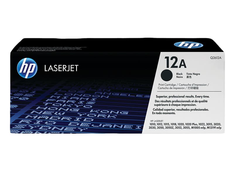 HP 12A Original Toner Cartridge (Q2612A) – Black – 2000 Pages | Print Legend