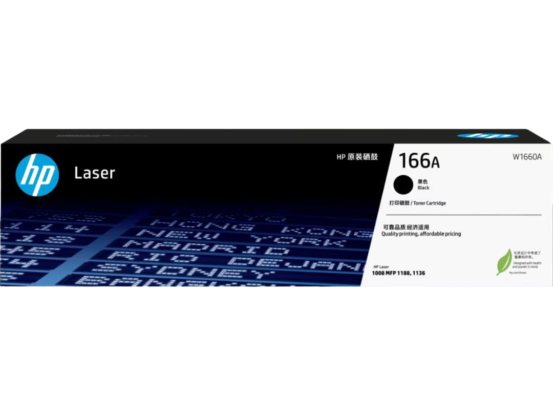 HP 166A Original Toner Cartridge (W1660A) – Black – 1000 Pages | Print Legend