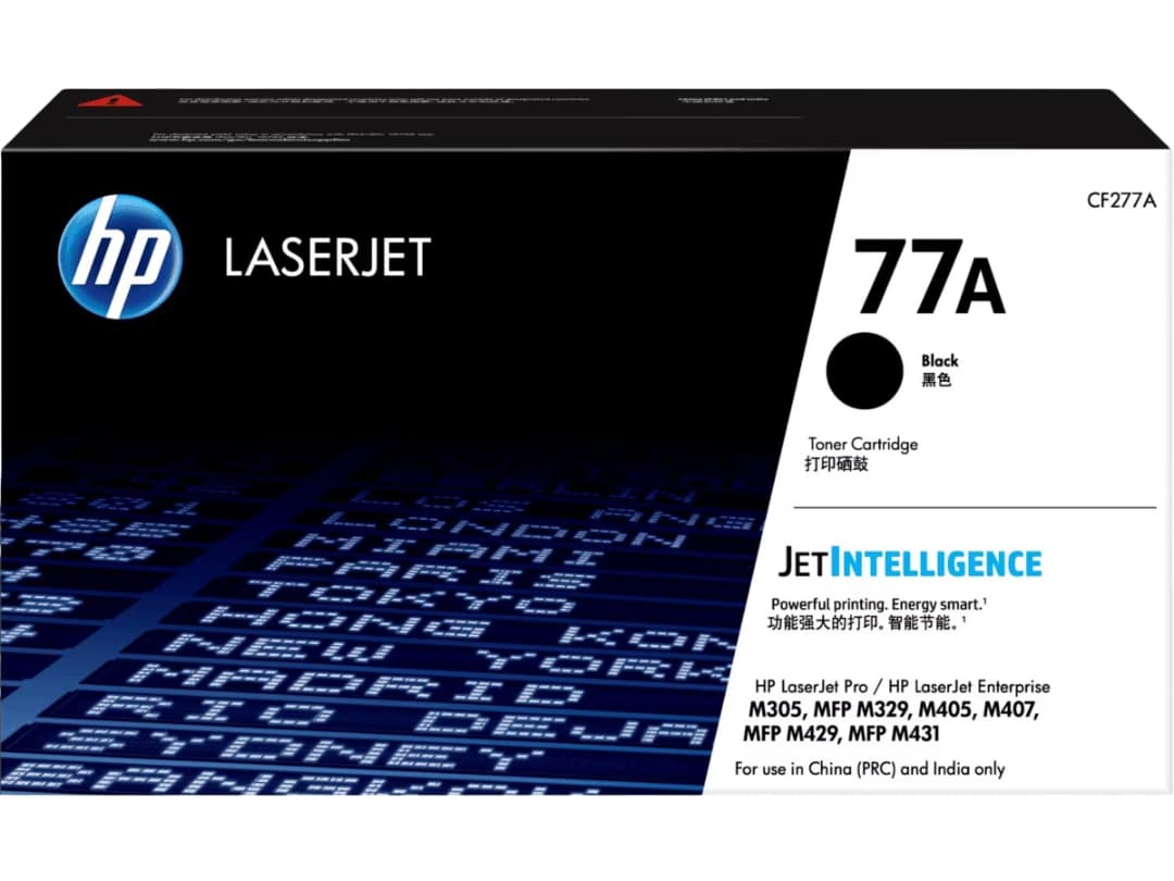 HP 77A Original Toner Cartridge (CF277A) – Black – 3000 Pages | Print Legend