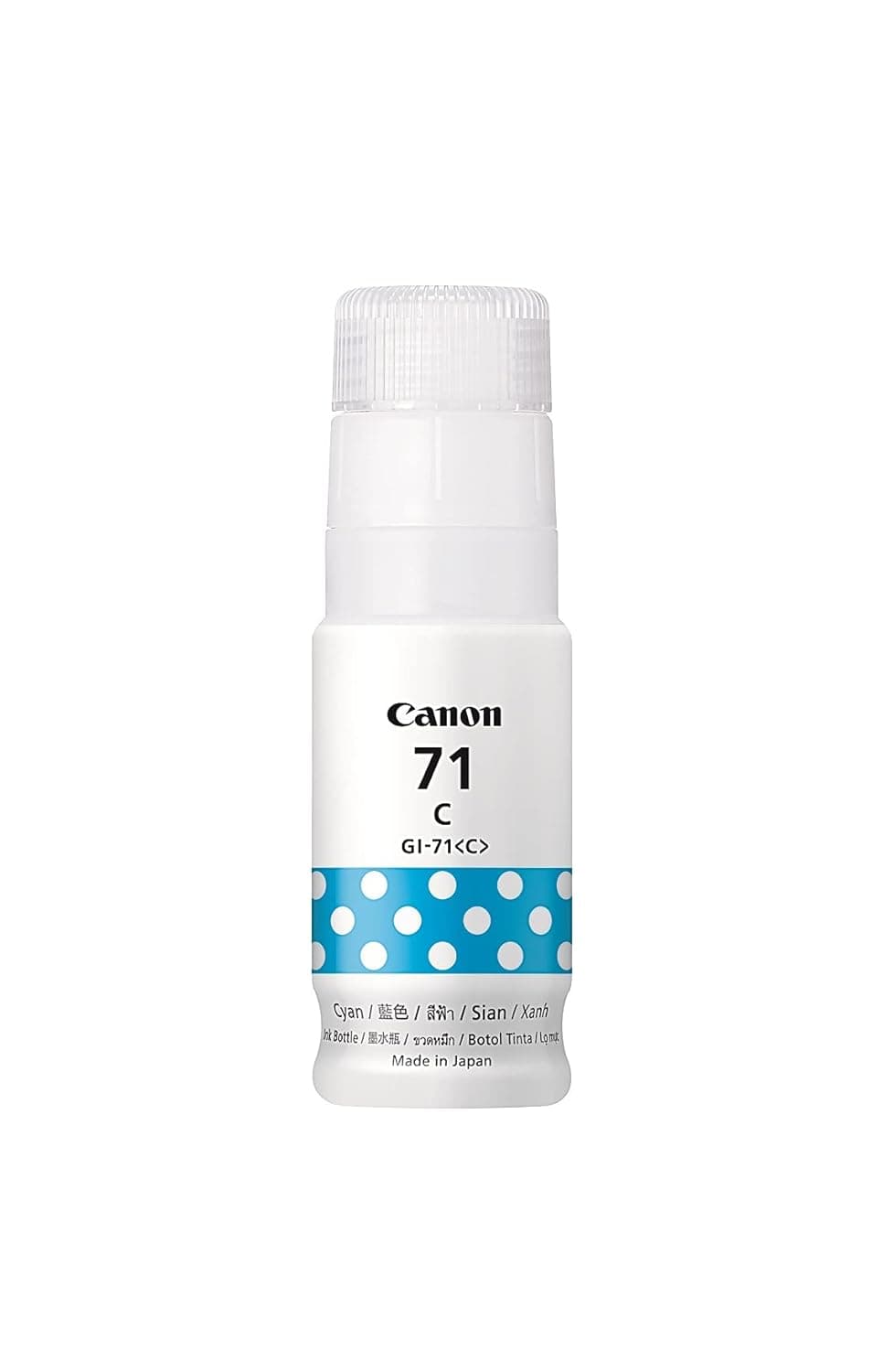 Canon 71 Original Cyan Ink Bottle (GI-71C) – 70ml | Print Legend